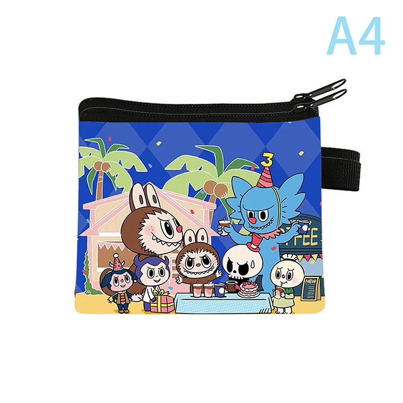 1 PC New LaBuBu Cute Cartoon Coin Purse Wristlet Bag Cartoon Wallet Mini Zipper