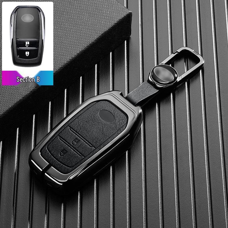 Toyota Prado Key Cover for 2015-2024 Models: Metal Buckle Shell