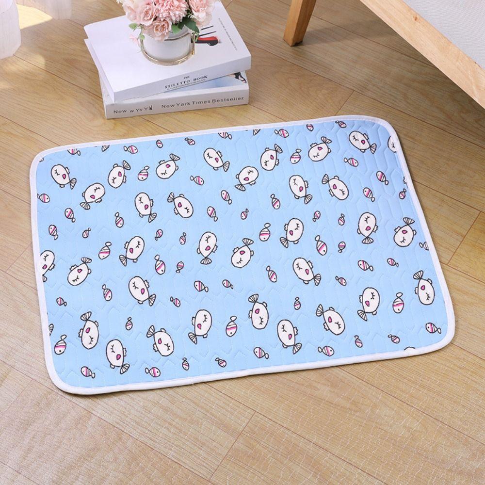 Latex Cotton Pet Ice Pad Non-slip Cats Sofa Mats Portable Pet Cool Mat Bed  Camping