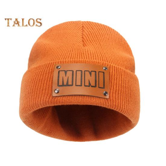 

Зимняя вязаная шапка, утолщенная, однотонная, для папы и мамы, шапочка в стиле хип-хоп, высокоэластичная, для новорожденных, морозостойкая, повседневный головной убор для холодной погоды C