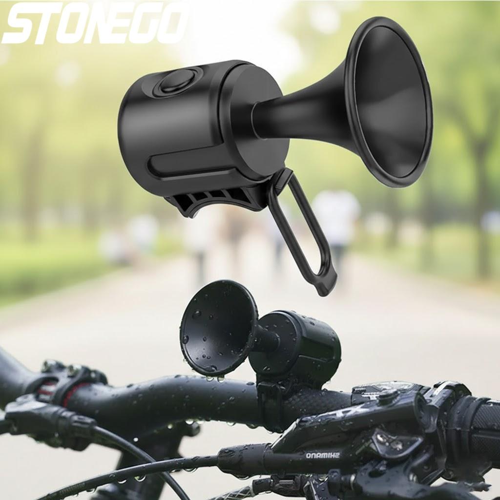 Waterproof IPX4 Bike Alarm Battery Powered Handlebar Ring Alarm Cycling Accessories Road Bike Bell