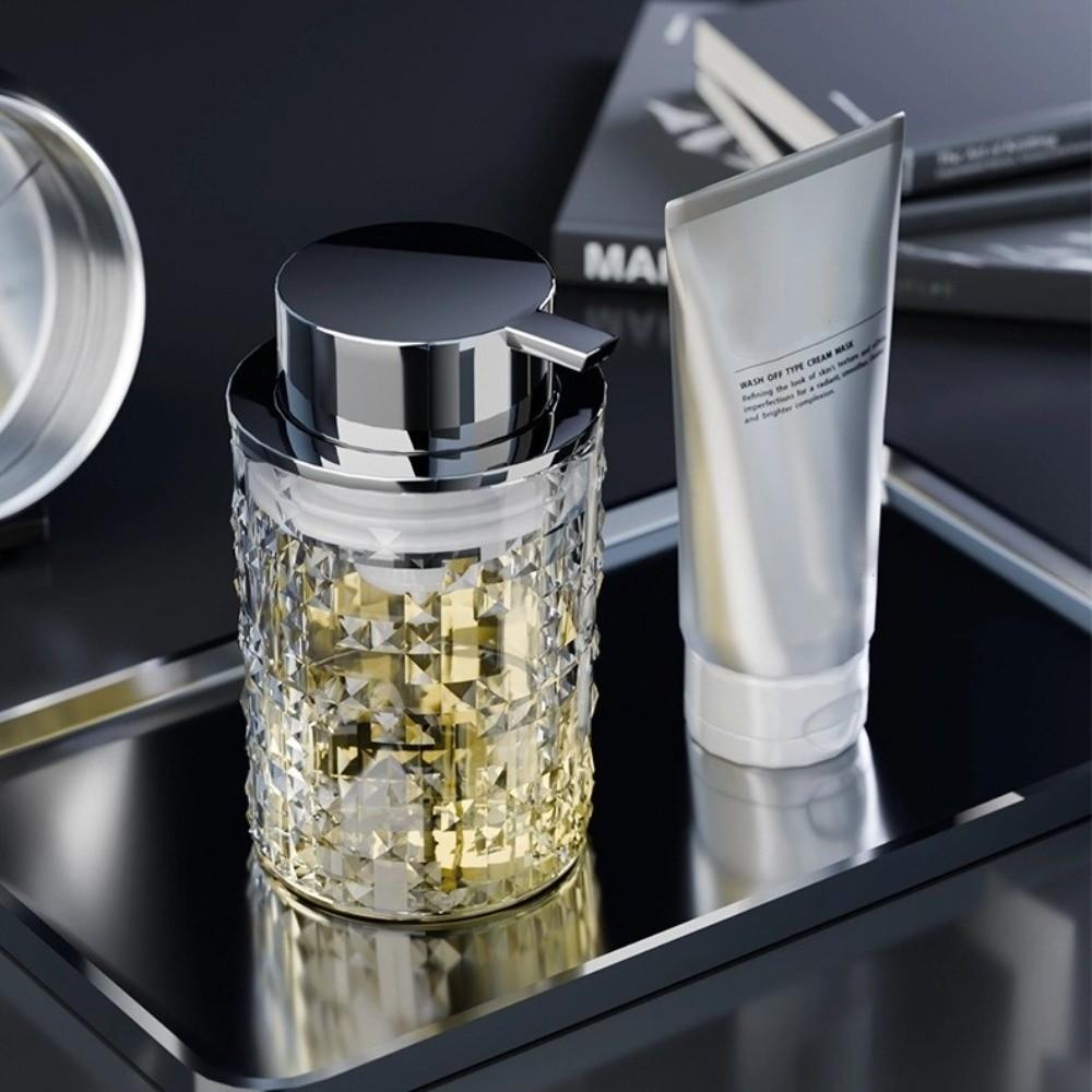 Refillable Soap Pump Jar Plastic Foaming Hand Soap Dispenser Practical Lotion Bottle