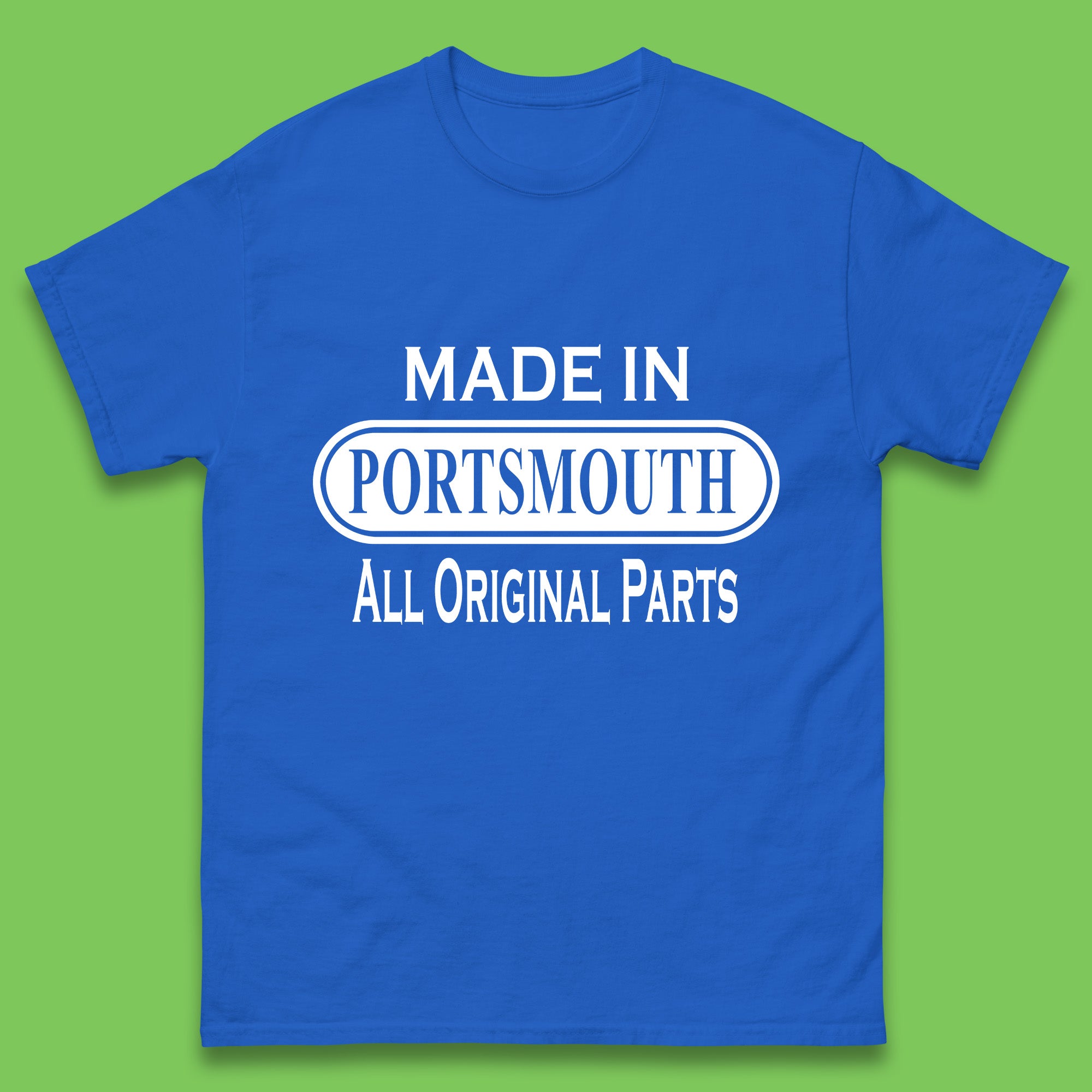 Made in Portsmouth All Original Parts Mens T Shirt Womens Tops Tees 3XL