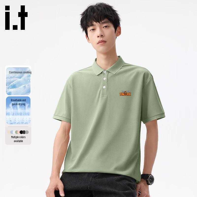Fingercroxx Men's Japanese Casual Quick-Dry Polo Shirt