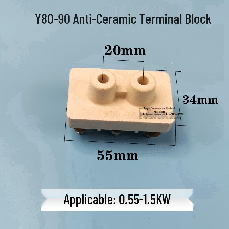 

Three-phase Motor Terminal Block Connector - Thickened, Anti-Ceramic Design for Wiring Links