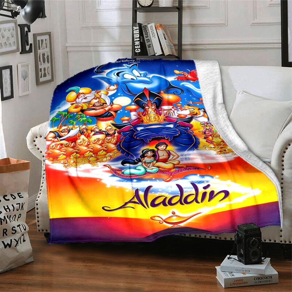 Magic Lamp Adventure Blanket Soft Throw Blanket For Home Bedroom Bed Sofa Travel Office Solid Christmas Blanket