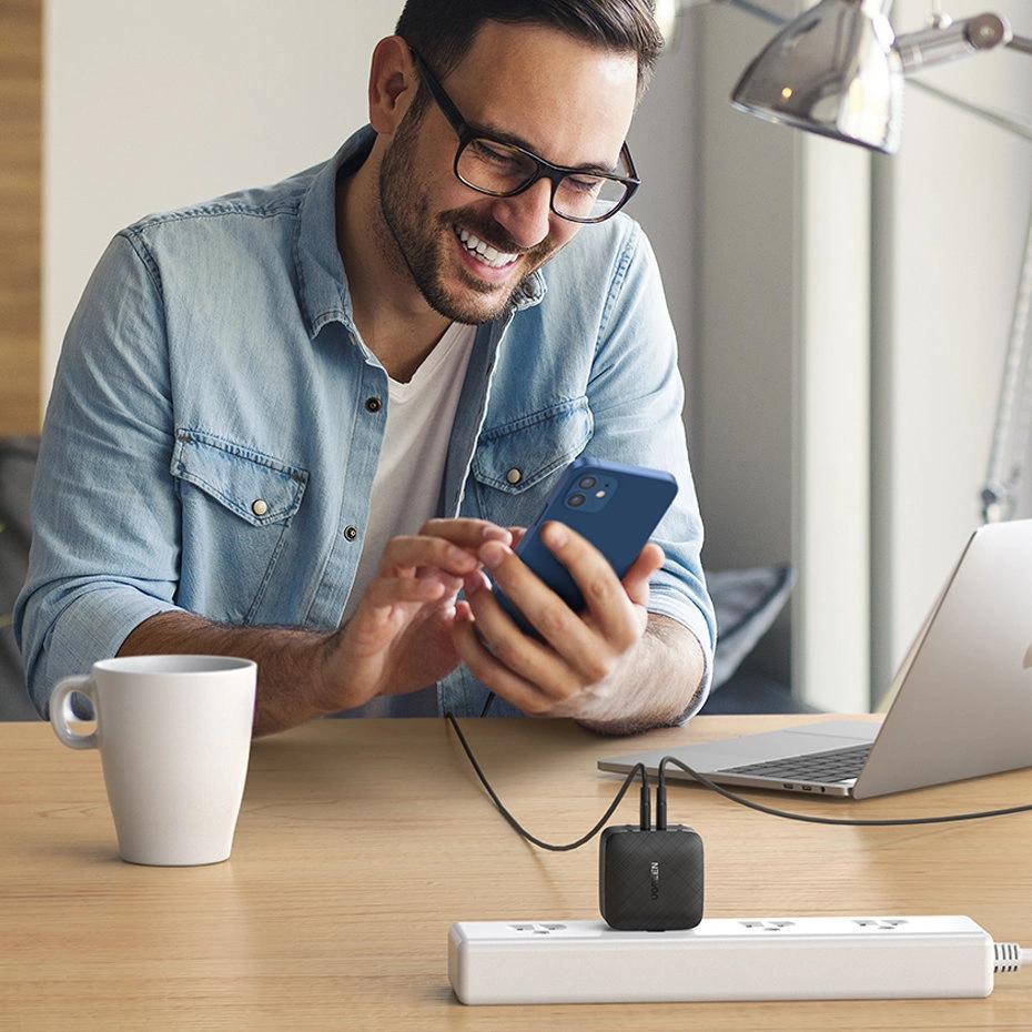 Ugreen Ładowarka Sieciowa 2X Usb Typ C 66W Power Delivery 3.0 Quick Charge 4.0+ Czarny (Cd216)