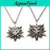 The Witcher Alloy Wolf Head Necklace With Zinc Alloy Chain For Men And Women