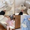 Trendy Korean Style Children's Shell Bag With Pearls For Fashionable Little Girls