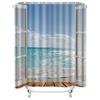 Window to the Sea Waterproof Shower Curtain Heat Resistant Machine Washable Non-Transparent 180x180cm