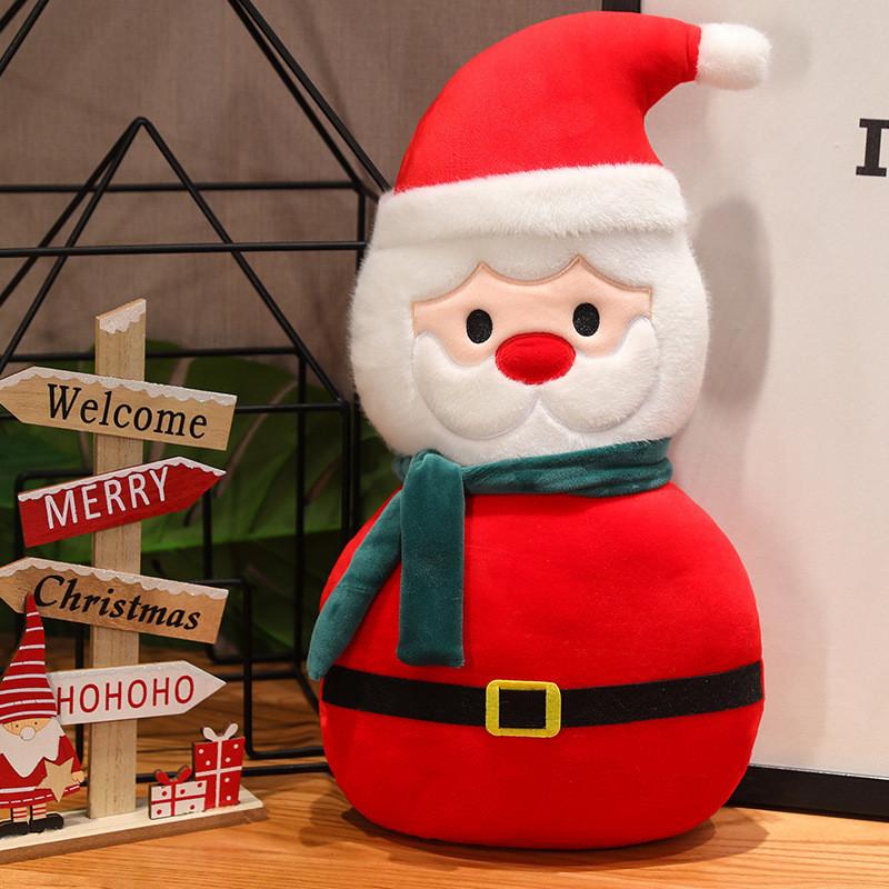 Santa Plush Adorable Claus Doll Snowman Stuffed Room Toys Kids Gift Christmas