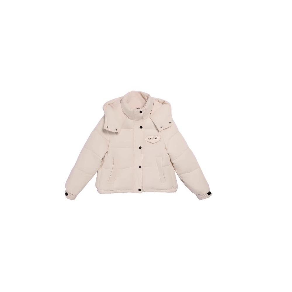 Puff Hooded Big Pocket Short Down Cotton-padded Jacket 2025 New Small Winter Thickened Cotton-padded Jacket Solid Color Coat