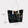 Gothic Pattern Tote Bag Vintage Fashion Portable Shoulder Bag for Daily Use
