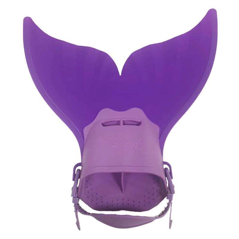 Mermaid & Whale Tail One-Piece Children's Swim Fins for Training