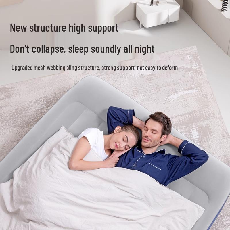 Bestway Double Inflatable Mattress - Thickened Portable Air Cushion Bed for Indoor & Outdoor Use