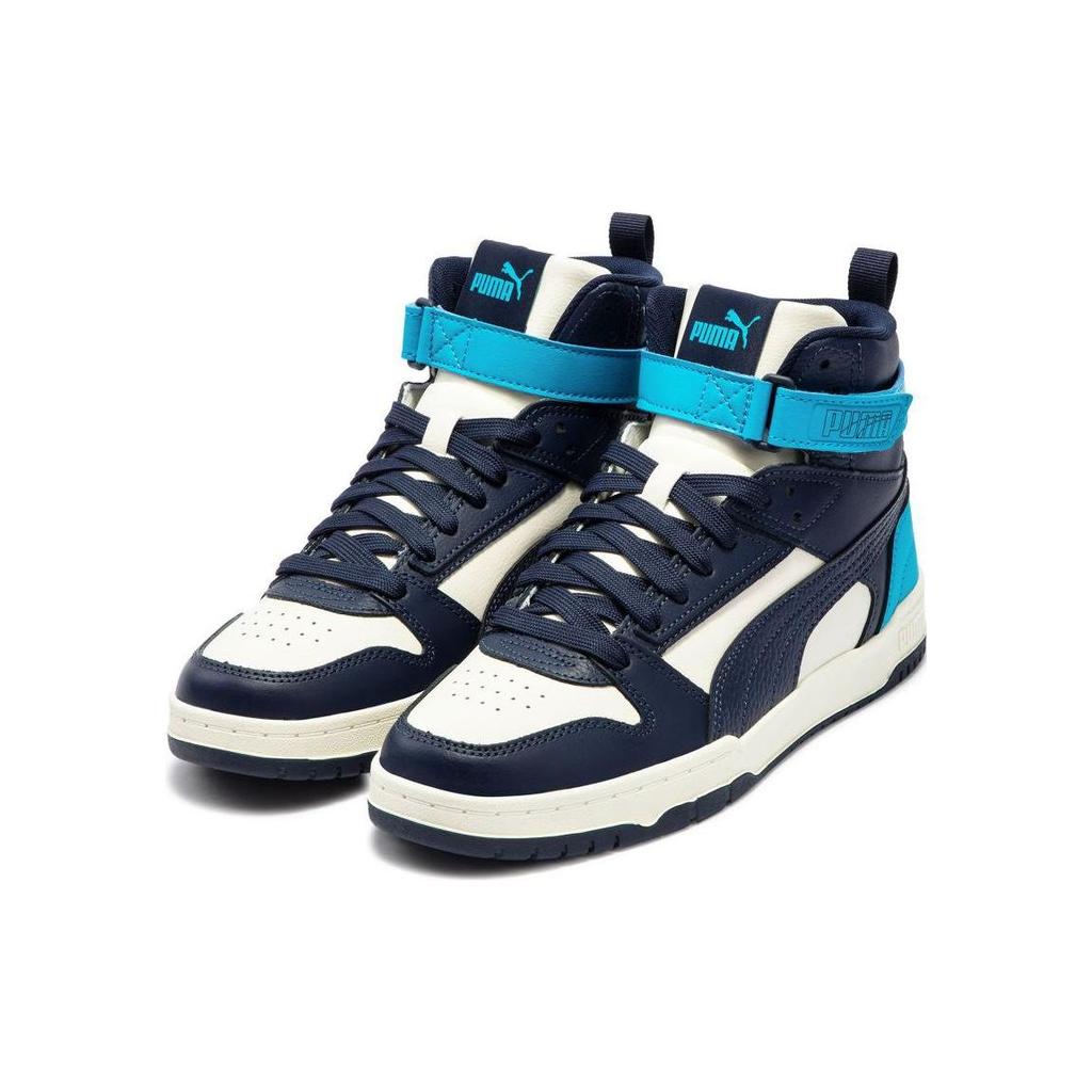 Puma Rbd Game High-Top Sneakers Unisex Sneakers Blue White 385839-15