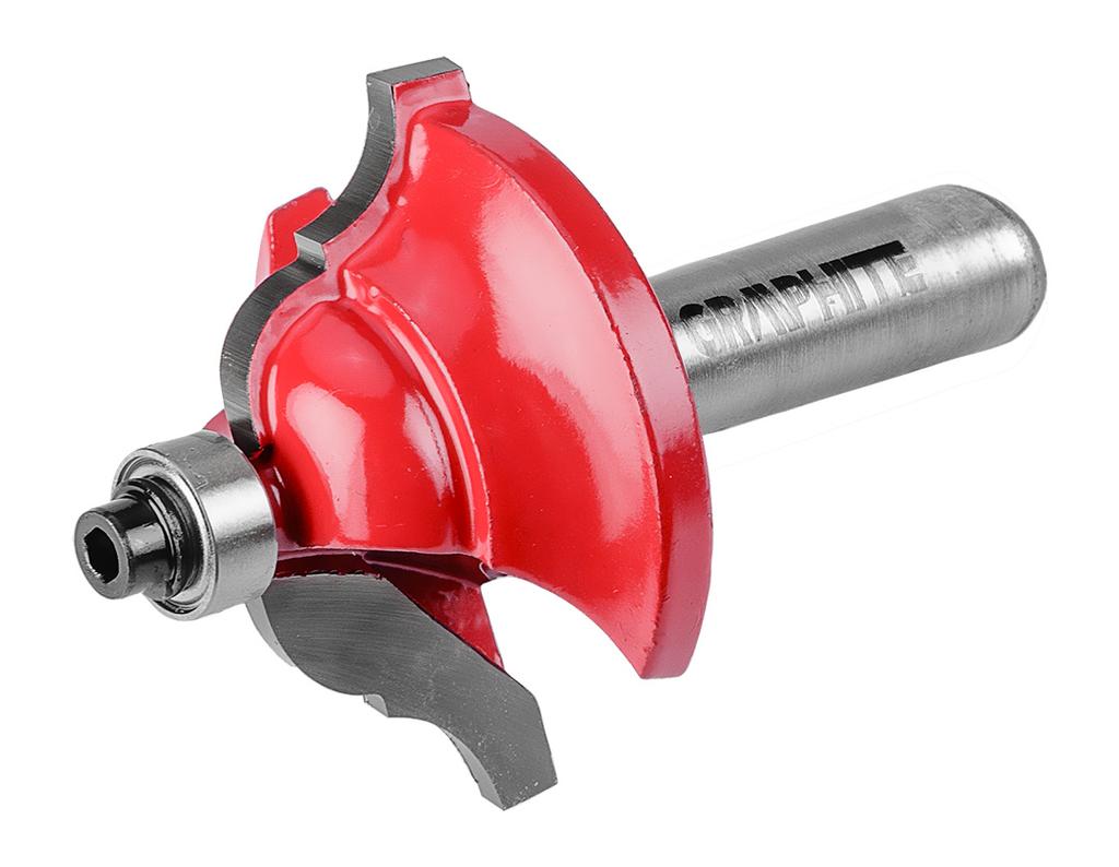 Shaped cutter with bearing, decorative, HM, 34.9 x 15 mm, 8 mm shank