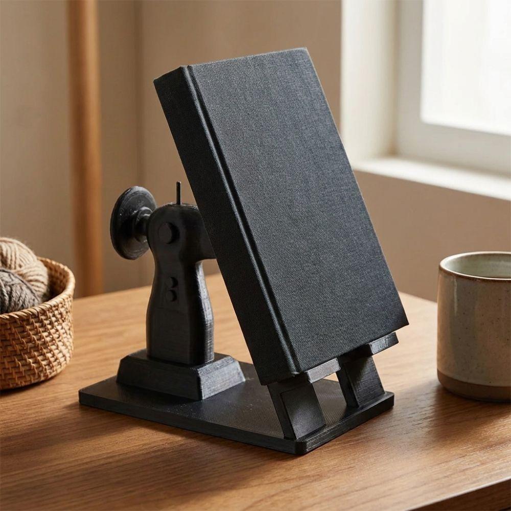 3D Printed Card Books Tablet Holder Hands-free Viewing Desk Decor Phone Holder Desktop Ornaments