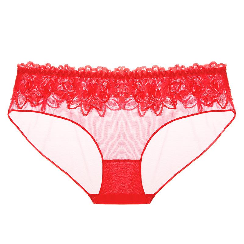 Erotic Panties Women Sexy Lingerie Thong Open Crotch Panties Lace Transparent Crotchless Underwear Female Lace Sexy G-String Underpants