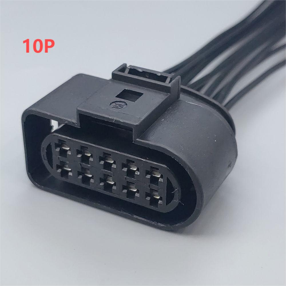 2/3/4/5/6/8/10 Pin 3.5mm Auto Ignition Coil Waterproof Connector Horn Sensor Plug With Cable 1J0973722 For VW Plug Connectors 4