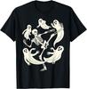 Funny Skeleton Karate Lovers Spooky Halloween Martial Arts T-Shirt