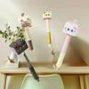 1/4Pcs Cute Cat Gel Pen 0.5mm Black Ink Smooth Ballpoint Pen Stress Relief Quick Drying Neutral Pen School Office