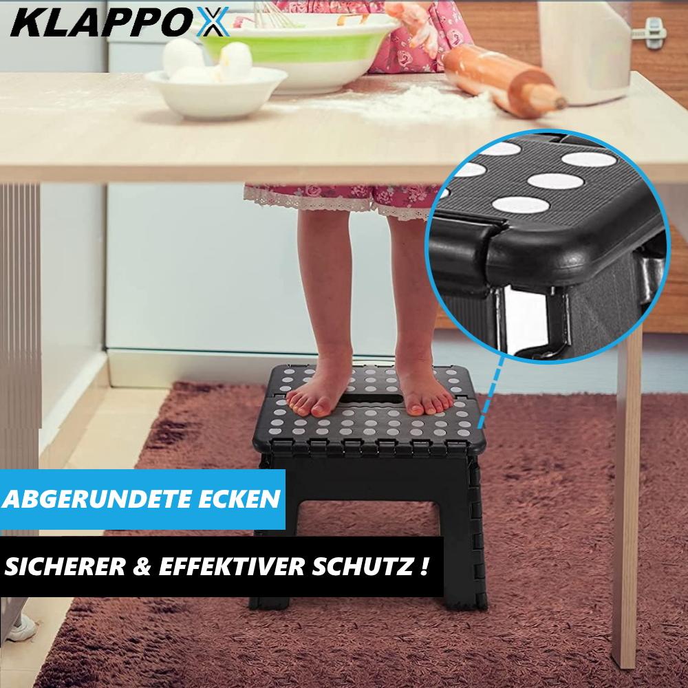 KLAPPOX Folding Stool Foldable Step Stool Stool Folding Step Folding Seat Step