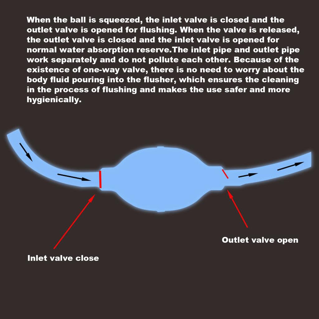 74cm Vaginal Anal Cleaning Silicone Anal Douche Soft Elastic Enema Cleaner Coffee