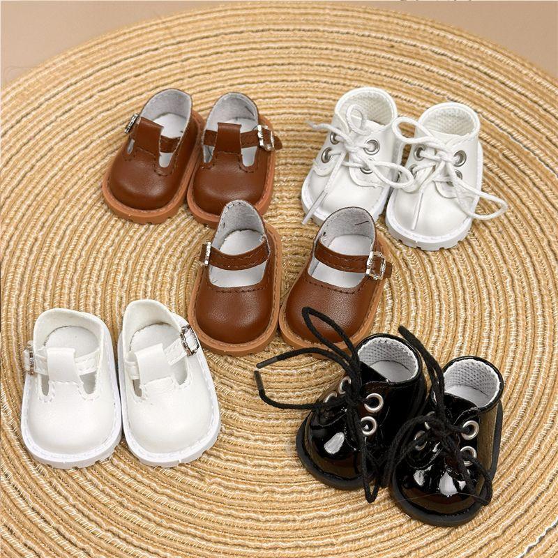 Doll'S Shoes Suitable For 24Cm Potato Doll Mia Pu Leather Shoes Diy Toy Accessories
