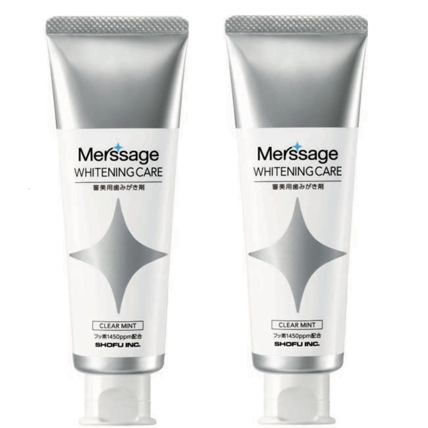 

Mersage Отбеливающий уход 80 г 1450 частей на миллион x 2 [Shofu] (Стоматологический эксклюзив/квази-лекарство)