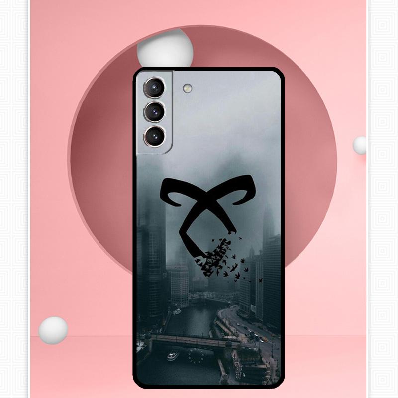 Shadowhunters Angelic Rune logo Case For Samsung Galaxy S25 Ultra S21 S22 S23 S24 Ultra S9 S10 S20 Plus S25 FE Cover Funda
