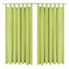 Rideau occultant - vidaXL - 140 x 175 cm - Vert pomme - 2 pcs - Micro-satin