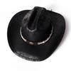 Portable Fishing Hat Gentleman Fisherman Hat Gift for Camping Climbing Lovers Gentleman Wide Brim for Dress-up  Black
