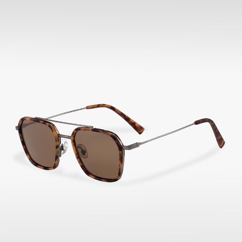 

Vintage Big Frame Sunnies Men s Charming Streetwear Polygon Eyewear Tr+metal Frame Tac Lens StyleH