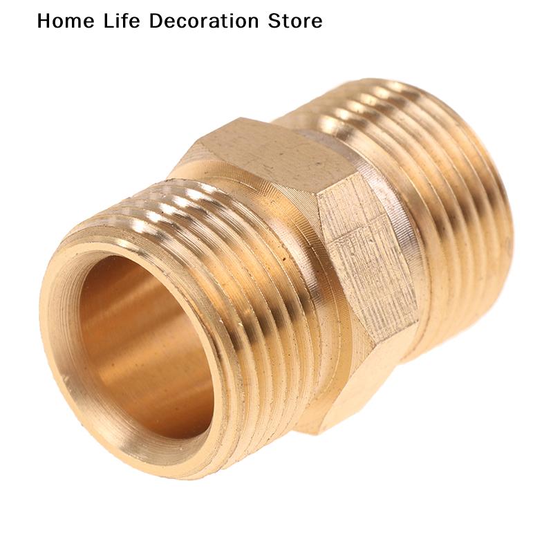 High Pressure Washer Hose Extension Connector M22 14mm Or 15mm Male Thread Adaptor For Garden Pressure Washer Hose Connection