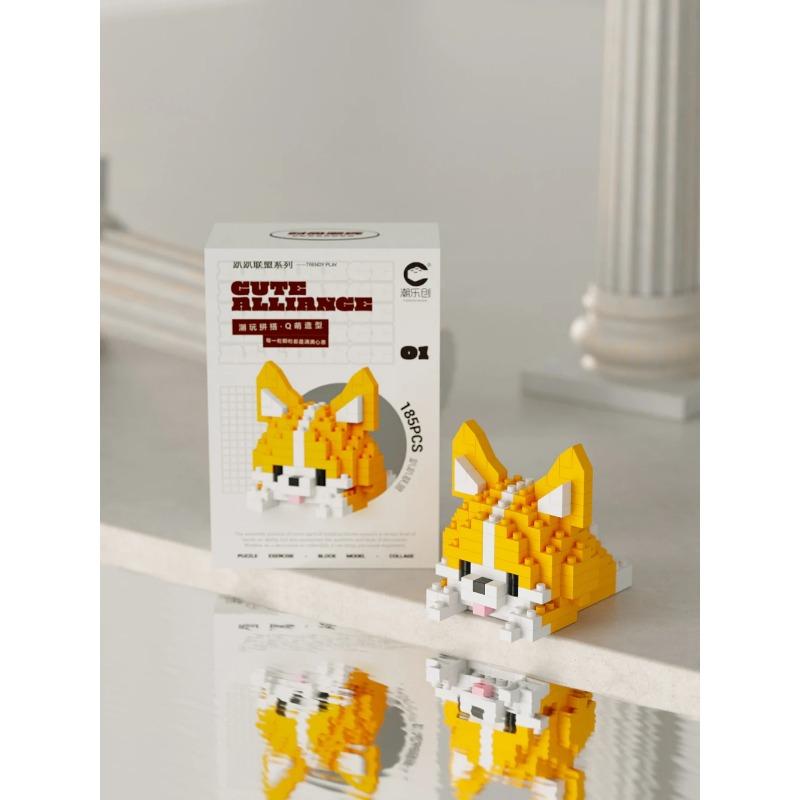 MINISO Cartoon Ornaments Micro Building Blocks Action Figures Nano Blocks Disney Sanrio Kids Toys Christmas Birthdays Gifs