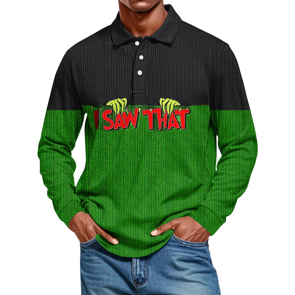 Pánská ležérní košile jednobarevná volná s dlouhým rukávem