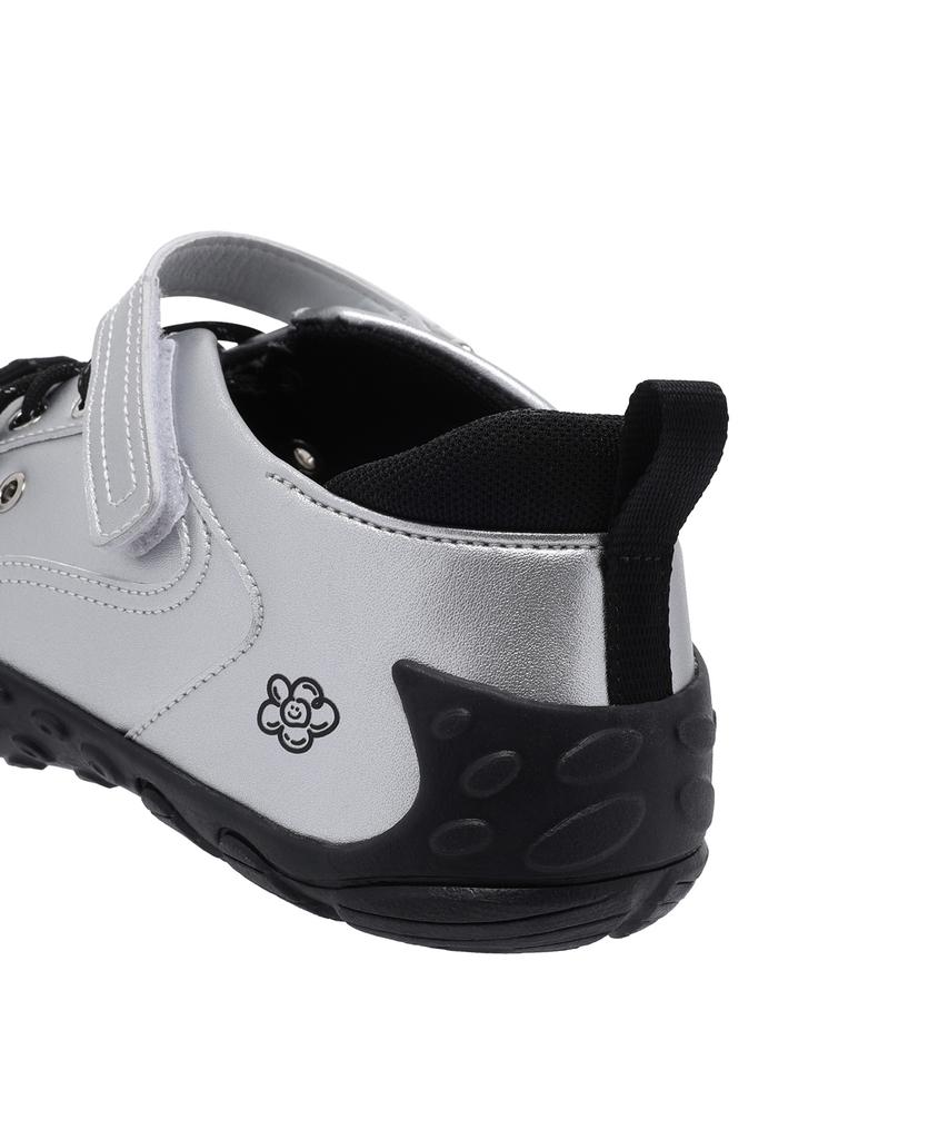 Wacky Willy Kitte Mary Jane Sneakers Silver