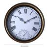 12in Outdoor Wall Clock with Thermometer Garden Waterproof Clock for Livingrooms Kitchen Office Bathroom Bedroom Decors