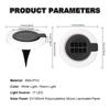 Led Solar Waterproof Atmosphere Light Lights For Outdoor Underground Deck Folding Garden Stairs Decoration Powered Step Driveway