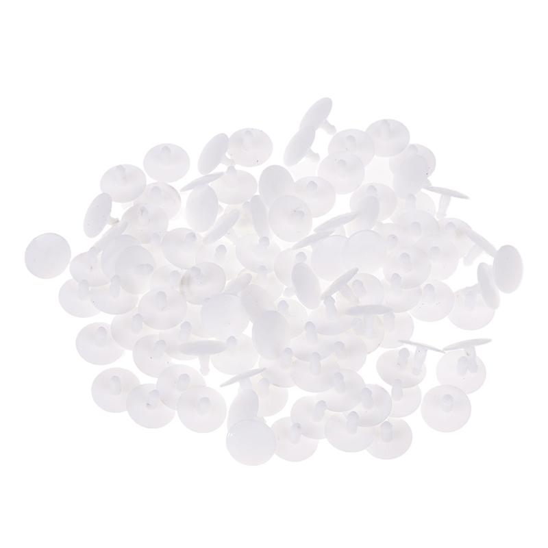 100Pcs/Set Round Buckle Plastic Button Set Garden Shoe Back Buckle Plastic Universal Beach Repair For Boys And Girls