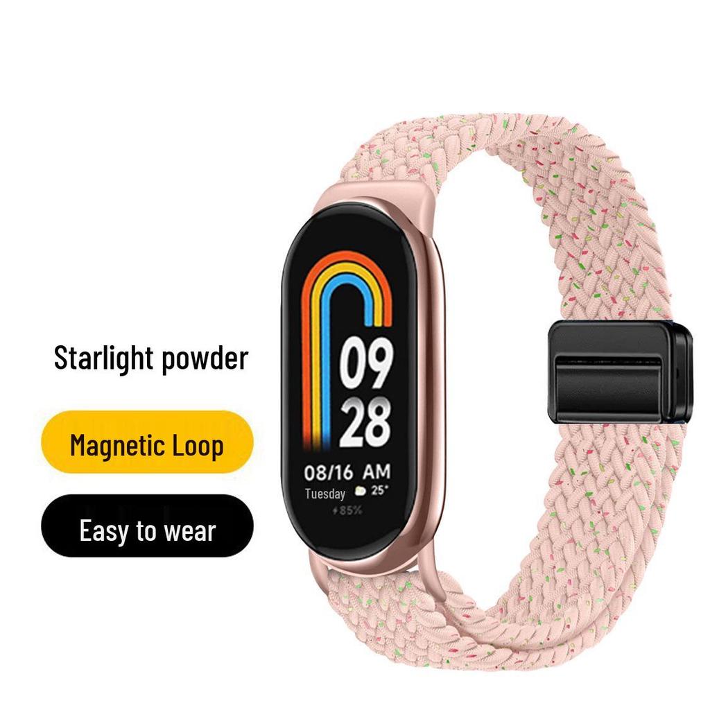 Xiaomi Band 10 Nylon Woven Strap with Built-in Magnetic Buckle, Compatible with Xiaomi 9/8.