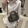 Ins Internet Celebrity Same Fashion Versatile Denim Portable Bowling Bag Messenger Bag Women's 2025 Autumn and Winter New