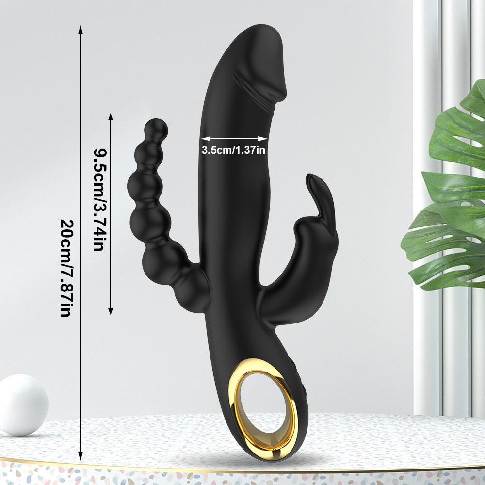 1pc wbijanie Dildo królik wibrator Sex zabawki G Spot wibrator analny dla kobiet 10 trybów wibracji stymulator waginalny masażer