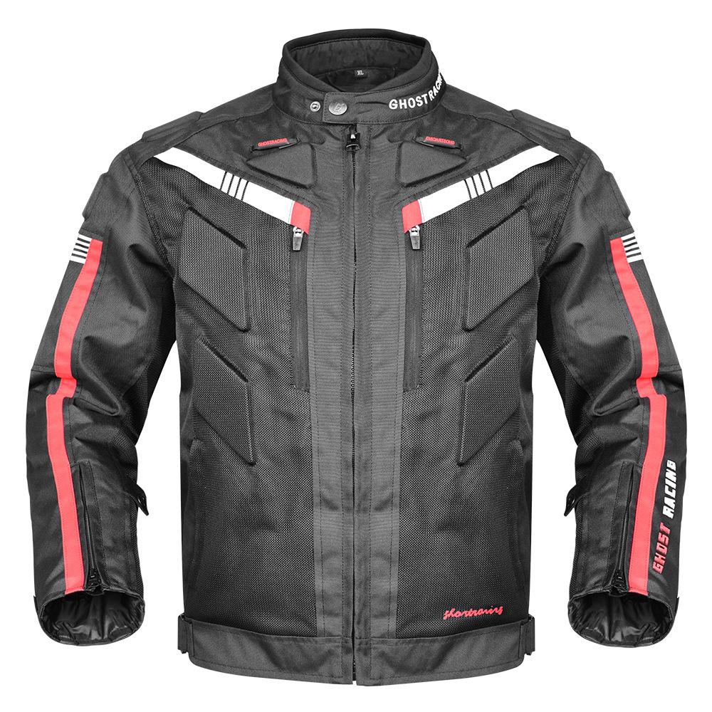 Motorcycle Anti Fall Riding Suit Breathable Racing Suit Sports Car Suit Motorcycle Suit Ventilated Mesh Jacket Wear-resistant And Anti Fall