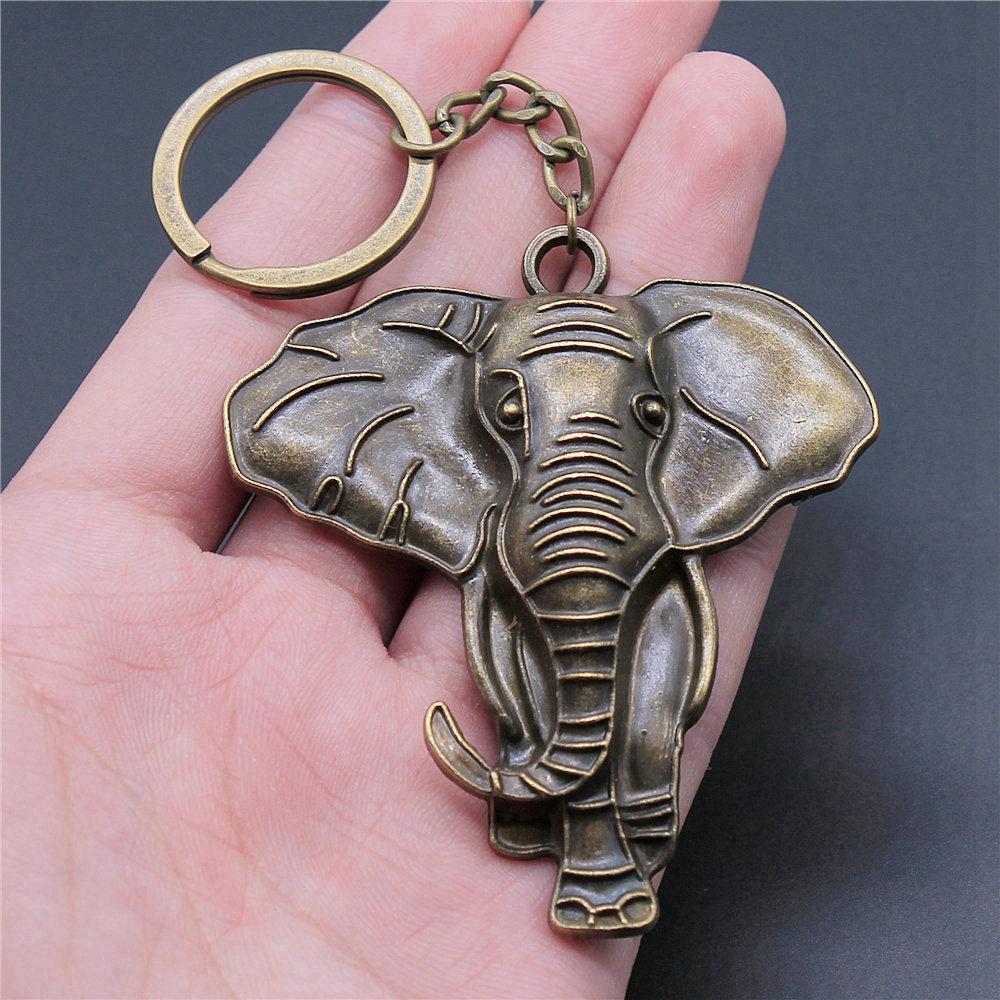 Big Elephant Animal Keychain for Women Best Seller Sweet Christmas Gift Streetwear Car Key Ring