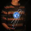 1/3Pcs Retro Gyro Wheel Toy Stress Relief Light Up Rail Twirler LED Magnetic Track Spinning Top Fidget Toy Kids Boys Girls Adults Birthday Gift