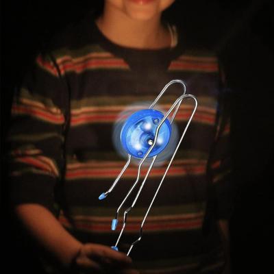 1/3 pezzi retrò giroscopio ruota giocattolo antistress luce su binario twirler LED pista magnetica trottola giocattolo agitarsi bambini ragazzi ragazze adulti regalo di compleanno