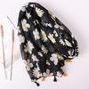 Luxury Brand  Cotton Scarf Women Large Shawls Pashmina Muslim Hijab Foulard Design Print Lady Beach Stole Head Scarves Pareo