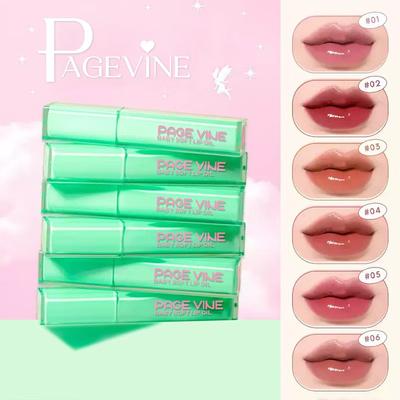 Mint Green Square Tube Lip Gloss Pouting Lip Mirror Lipstick Lip Augmentation Sexy Lip Gloss Easy To Color and Last Long and Not Fade Lip Gloss